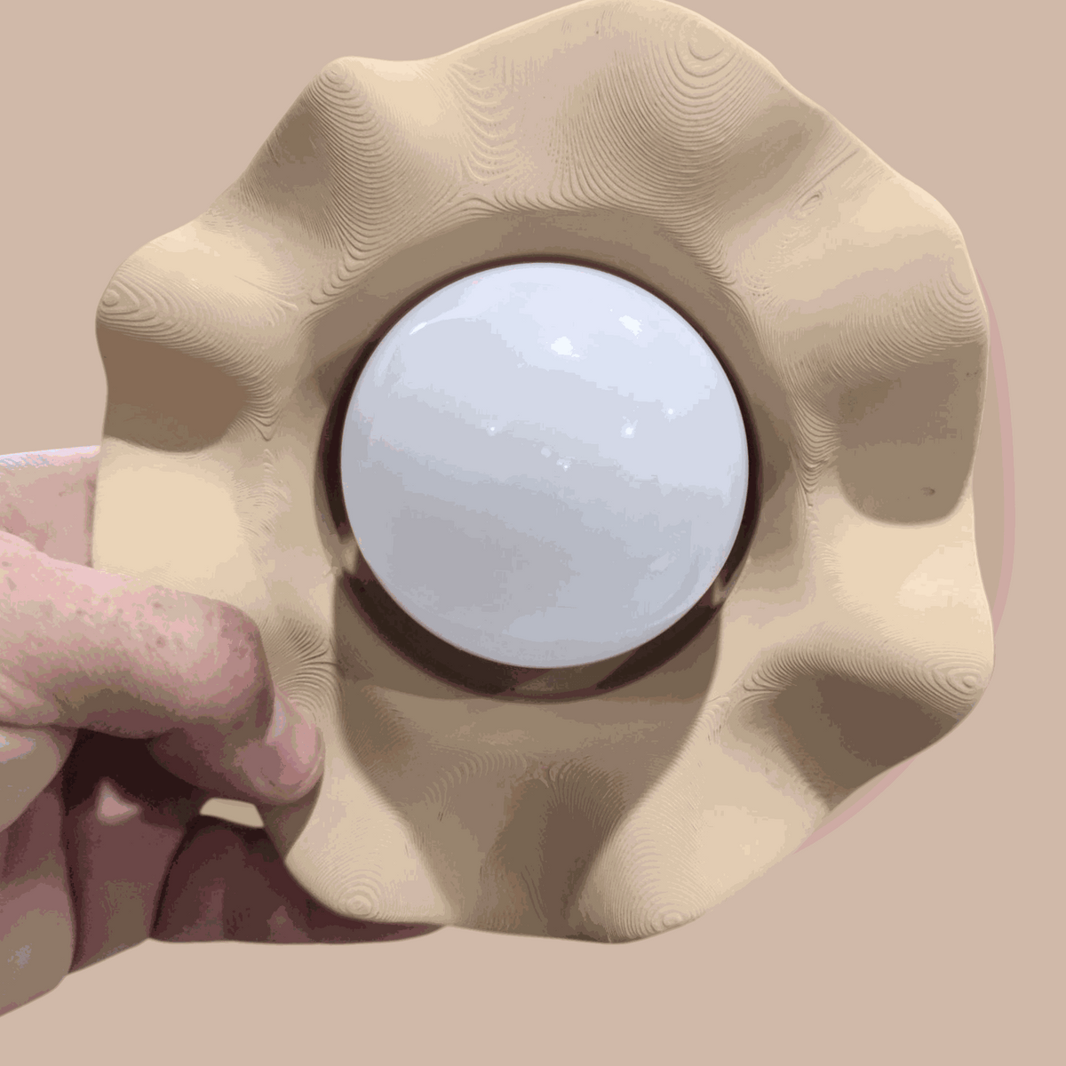 Wireless Wall Sconce – Modern ripples Light