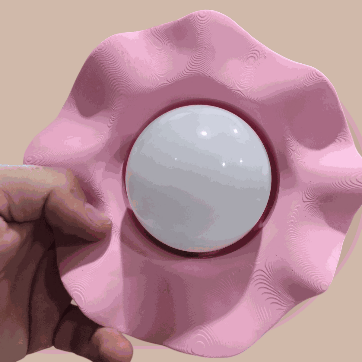 Wireless Wall Sconce – Modern ripples Light